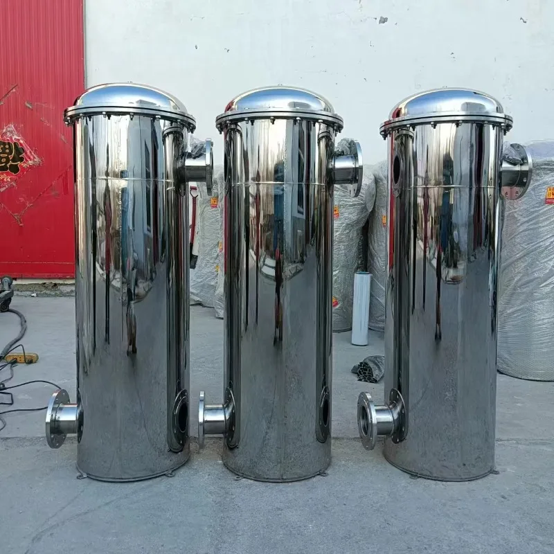 Custom Industrial Liquid Filtration System Stainless Steel Housing Pressure Vessel Single/Multi-Bag Processing