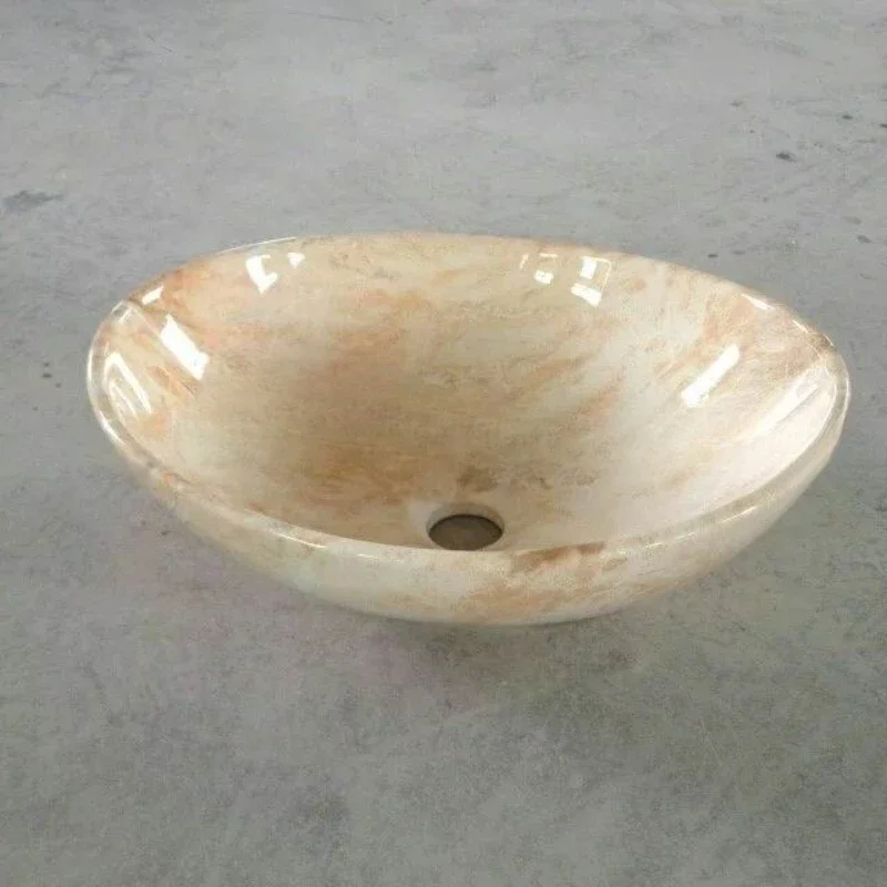 

Boutique table ingot wood grain art basin, stone grain washbasin, wash washbasin