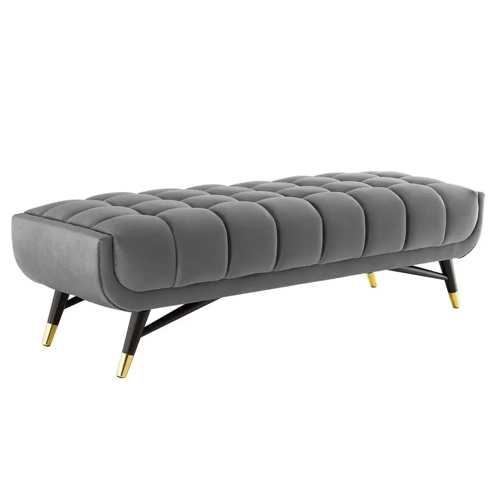 

Adept 60 Performance Velvet Bench in Gray