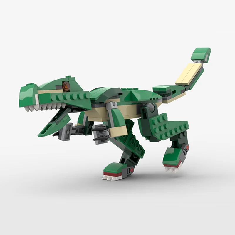 Creators Animal Series Model MOC Building Bricks Green Baryonyx Dinosaur Modular Technology Gifts Holiday Assemble Children Toys