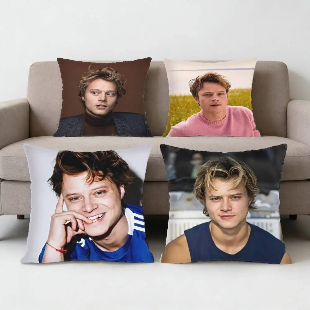 

R-Rudy Pankow O-Outer Banks Pillow Case Sofa Living Room Bedroom Headboard Backrest Cushion Square Cushion Nap Time