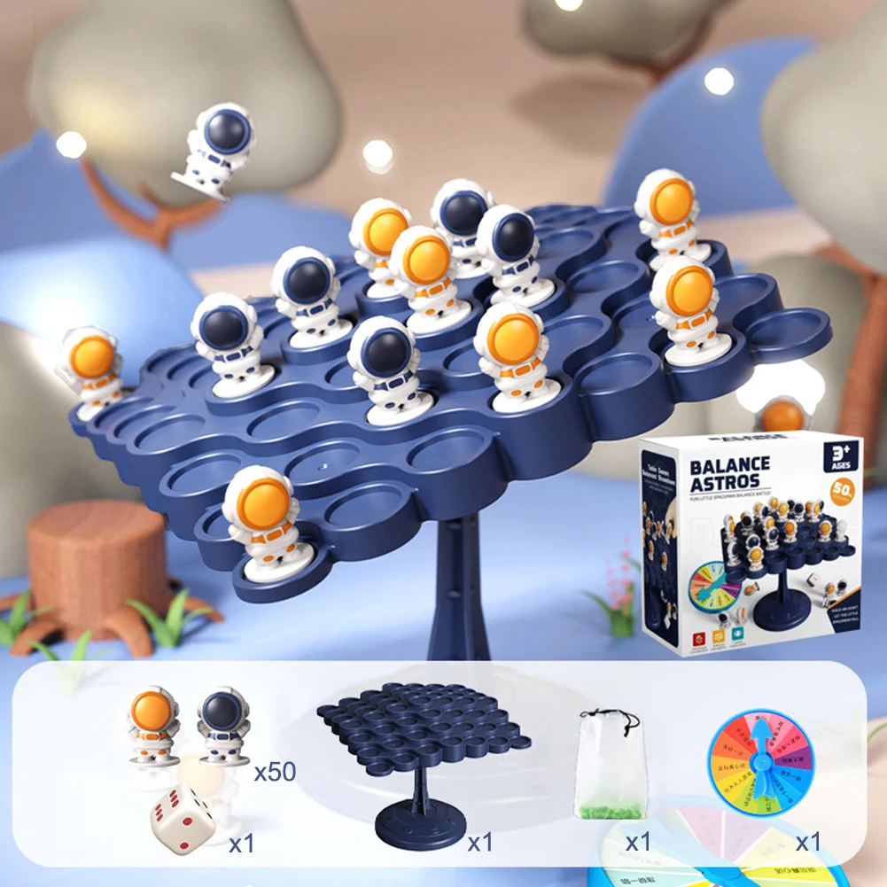 Astronaut Balance Tree Game Educational Balancing Board Puzzle Balance Tree Counting Toys Gift for Boys Girls