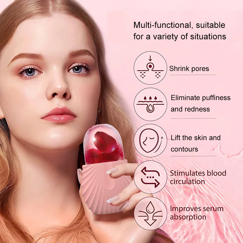 Siliconen ijsblokjesbakken Schoonheid Lifting Ice Ball Face Massager Contouring Eye Roller Gezichtsbehandeling Verminder acne Huidverzorgingstool