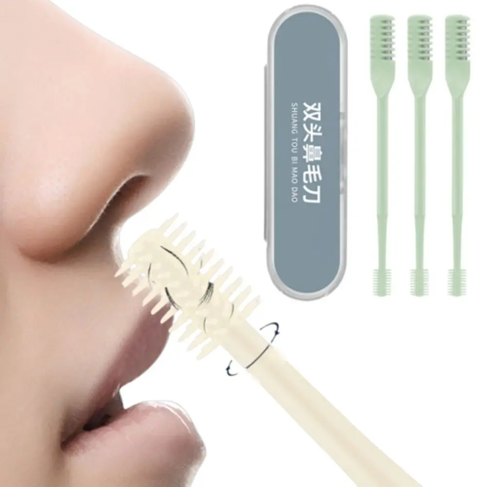 

Nose Hair Razor Safe Women Men Manual Nostril Cavity Cleaning Shaving Razor Hair Removal Tool Nose Trimmer Nose Hair Trimmer