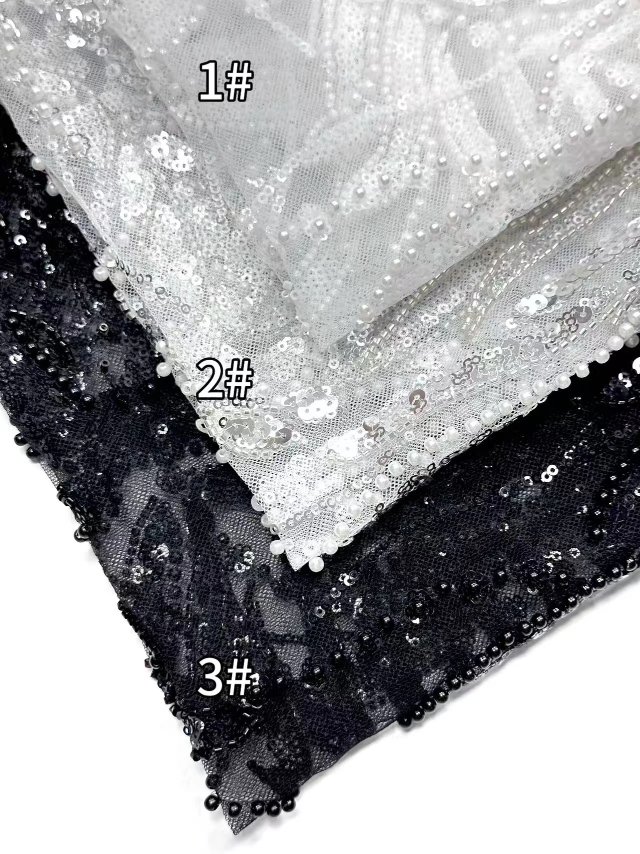 Afrykańska koronka z koralikami, cekinami, francuska siatka koronkowa, wysokiej jakości luksusowa tkanina do szycia DIY dla kobiet, suknie ślubne SZ1683