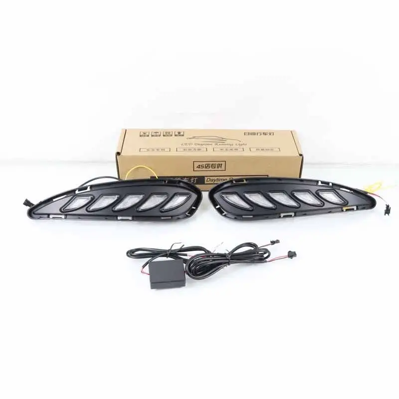 SAAR مناسبة ل 22 نموذج الجدار العظيم Ola Haomao غطاء الضباب الأمامي تعديل LED النهار تشغيل بدوره مصباح إشارة مكافحة #2