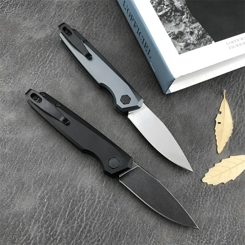 KS7551 Outdoor Camping Hunting Aluminum Handle High Strength Blade Tactical Rescue Survival EDC Folding Knife