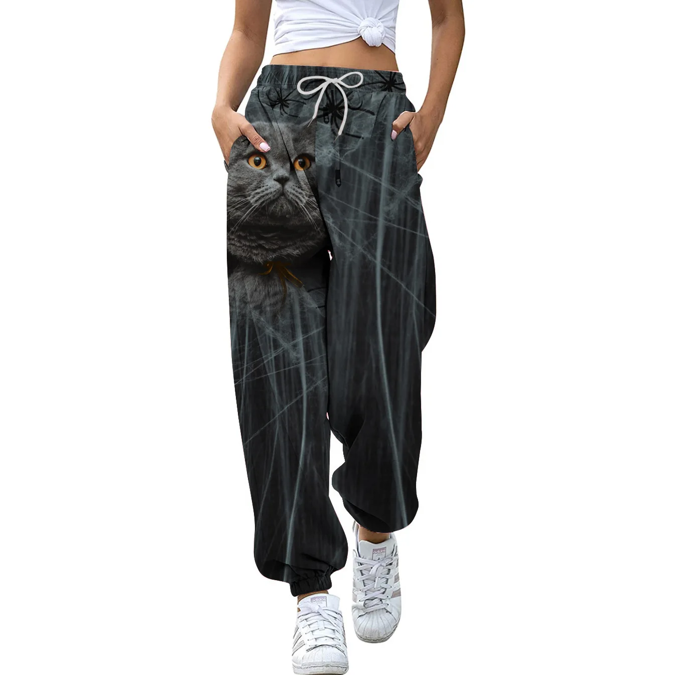 

Street cool animal 3D printed sports pants, spring/summer season pants, women's pants, casual sports pants ML1