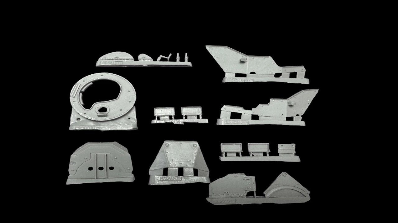 

For 35 Scale Casting Resin Model Assembly Kit, GK, Resin Rotary Table Retrofit Parts, Unpainted (Turret only)