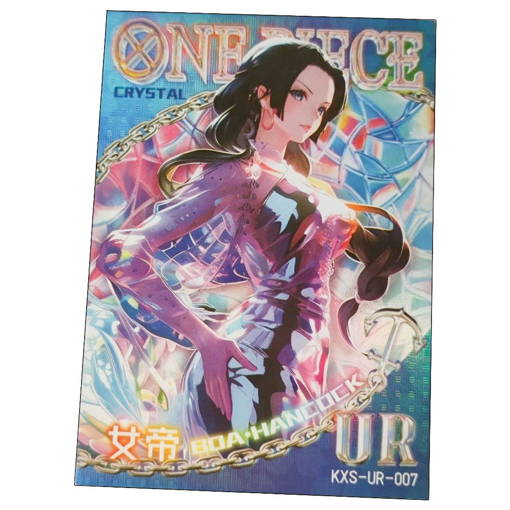 One Piece UR-18PCS Refractive glitter collectible card Perona Sanji Rebecca Nicole Robin Shanks Chopper Birthday present