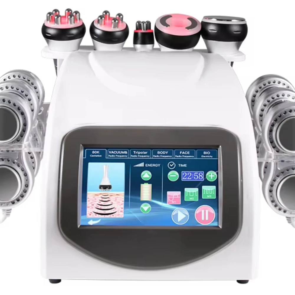 6 in 1 40K Fat Burner Cavitation Machine Weight Loss Body Slimming Cavitation Machine