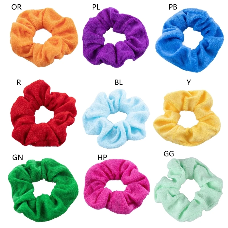 Ponytail Holder Large Drying Scrunchies Hair Towel Scrunchies Microfiber Hair Ties For Wet Hair Hair Drying Scrunchies