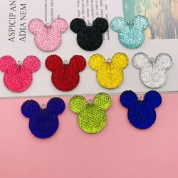 10pcs Hot Selling Cute Sparkle Mouse Charms for Earring Necklace Bracelet Jewelry Accessory Pendant DIY