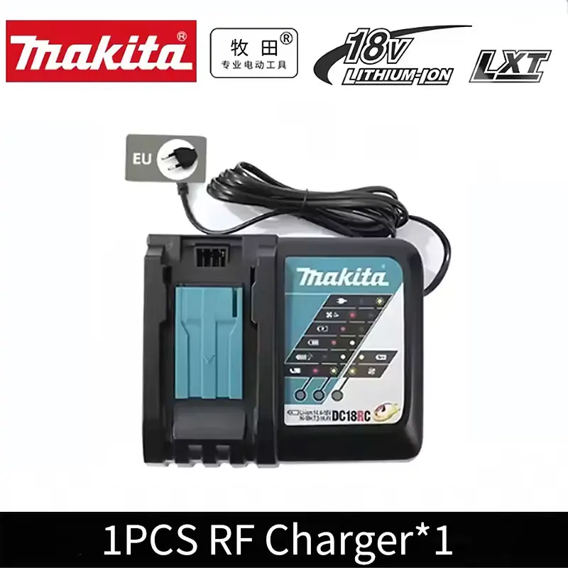 Makita oplaadbare lithiumbatterij 18V 6000mAh originele Makita gereedschapsbatterij BL1860 BL1890 DC18RC oplader 18V batterij