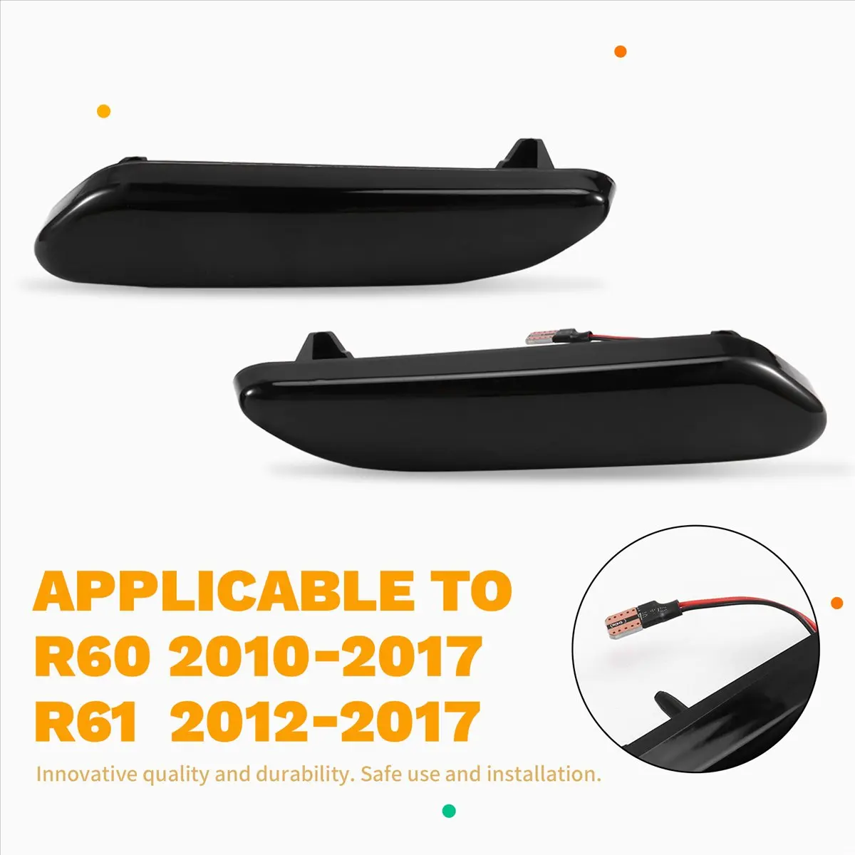 جديد سيارة ديناميكية Led الجانب ماركر ضوء بدوره مصباح إشارة مصباح الوامض متسلسل لميني R60 كونتري مان R61 بيسمان