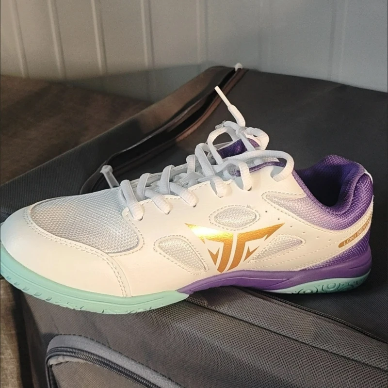 Classic Brand Table Tennis Shoes Mesh Breathable Badminton Shoes Light Weight Indoor Court Shoes Hard-Wearing Tennis Shoe Unisex
