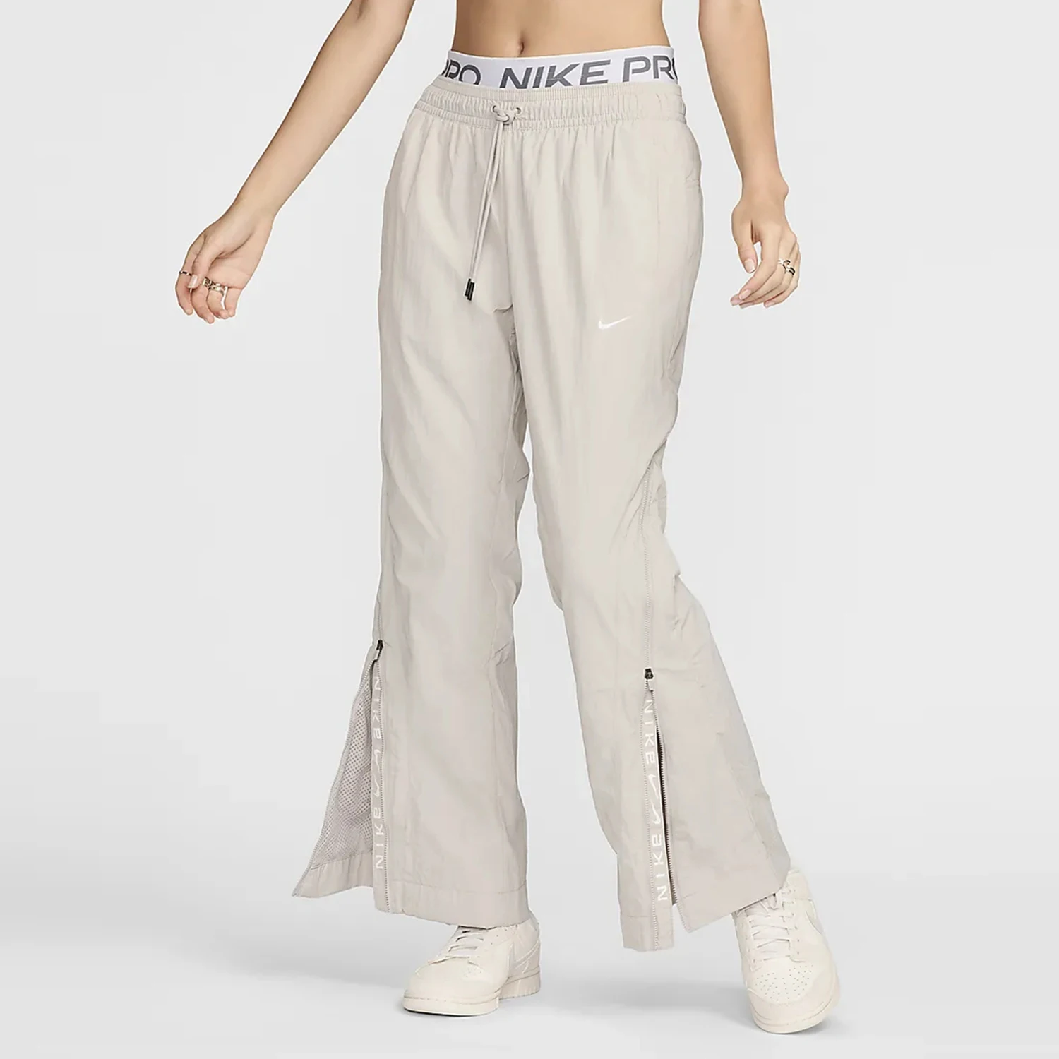 

Nike Official Genuine 2024 New Women's Casual Wide-Leg Mid-Rise Woven Pants FV7545-014