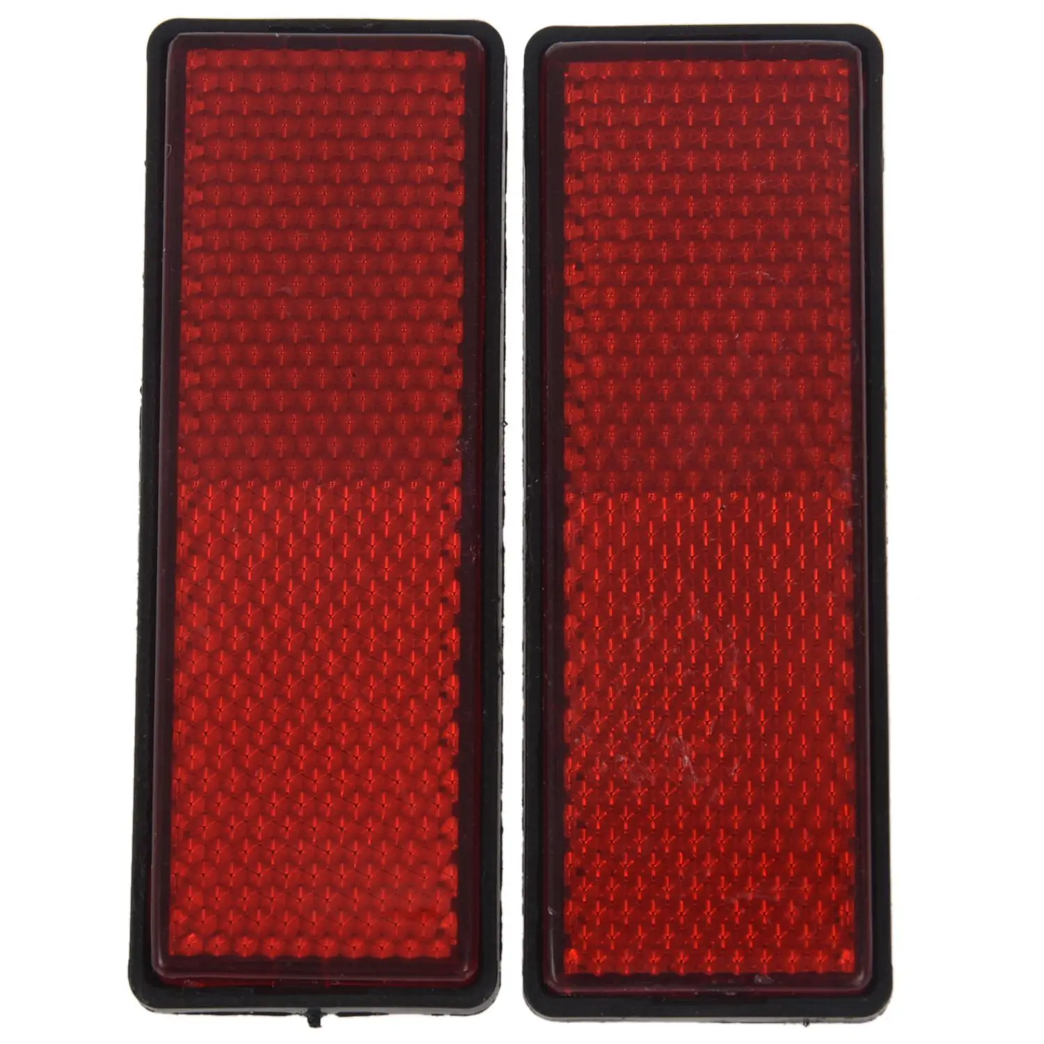 red Reflectors Universal For Motorcycles ATV Bikes Dirt Bikes