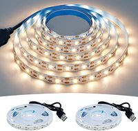 DC 5V USB LED Strips 2835 White Warm White LED Strip Light TV Background Lighting Tape Home Decor Lamp 1- 5m LED String Light