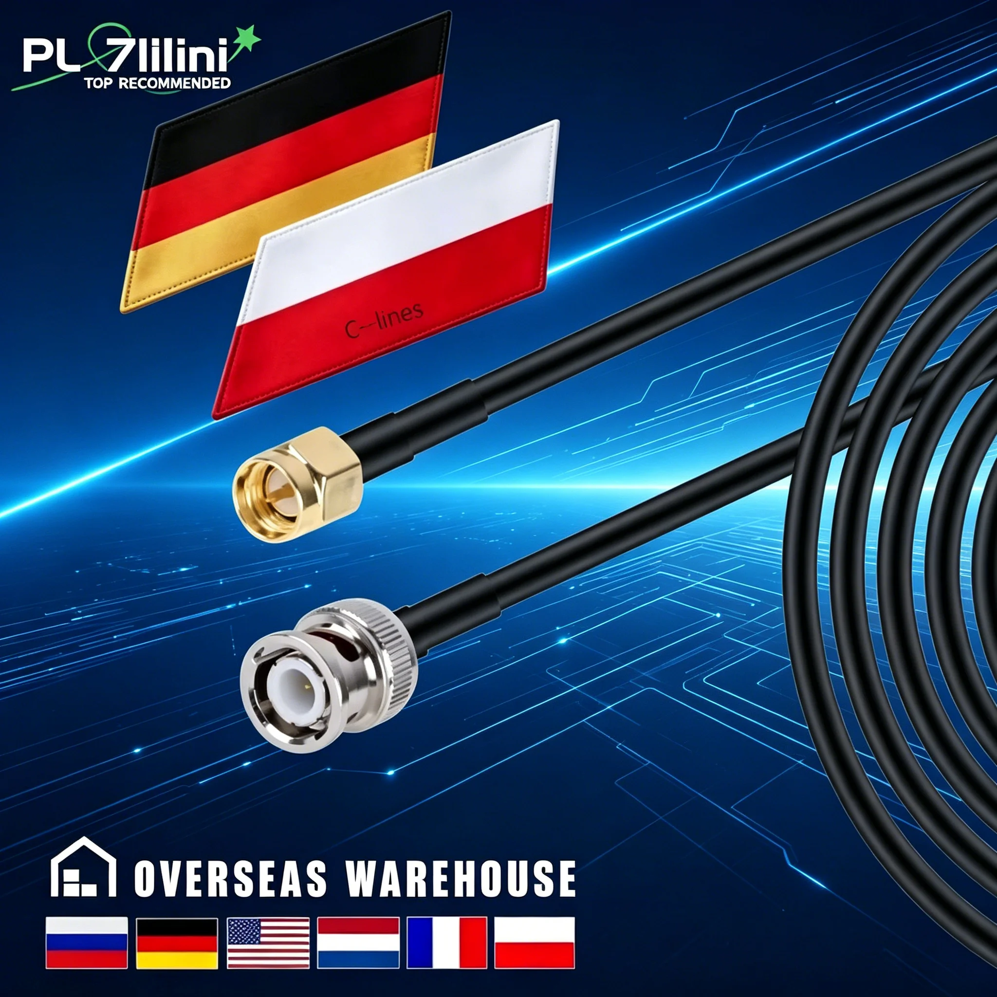 

2026 Oscam 7L Clines Harness Wiring Connector for Europe Germany Poland Italy Netherlands Slovakia UK Czech Adaptor Plug Cable