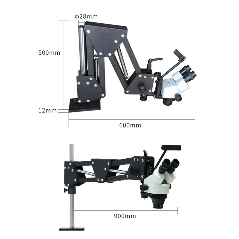 Micro-setting Machine Continuous Zoom Microscope For Jewelry Setting Tools
