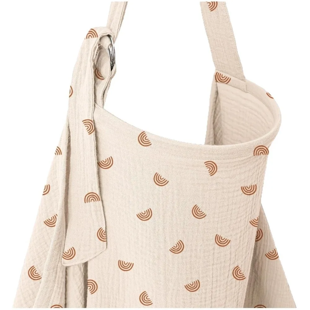 with Arch Neckline Breastfeeding Nursing Cover Multi-purpose Breathable Privacy Breast Feeding Blanket Adjustable