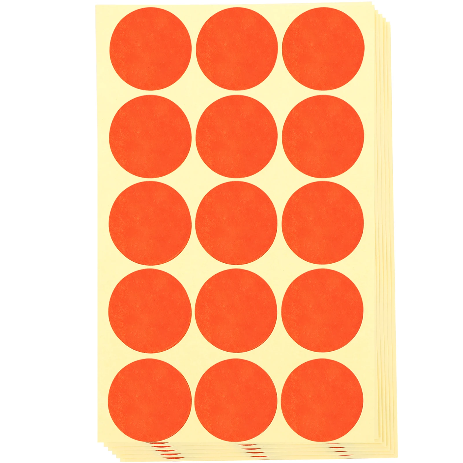 

100 Pcs Fu Word Stickers Decorations Red Round Decal Lucky Chinese Paper New Year Seal