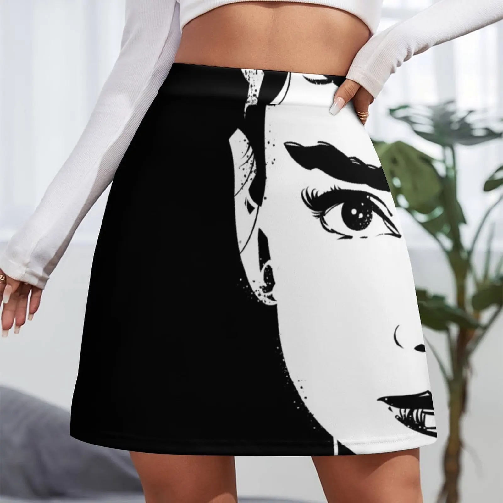 Audrey Hepburn Mini Skirt School uniform luxury women's skirt Woman clothing mini denim skirt