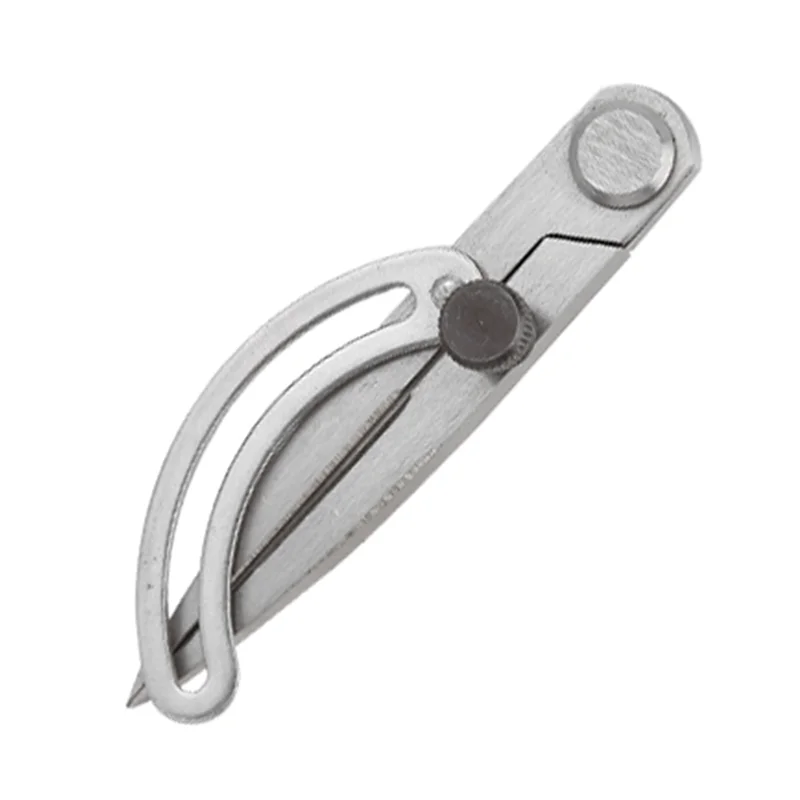 

A22I 100mm Winged Gauge Spacing Gauge Compass Woodworking Scriber Steel Edge Device Can Be Adjusted