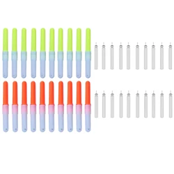 20pcs/lot Electric Light Stick With 20 cr322 Battery Glowing Lamp Fishing Float Accessory Led Lightstick Night Fishing