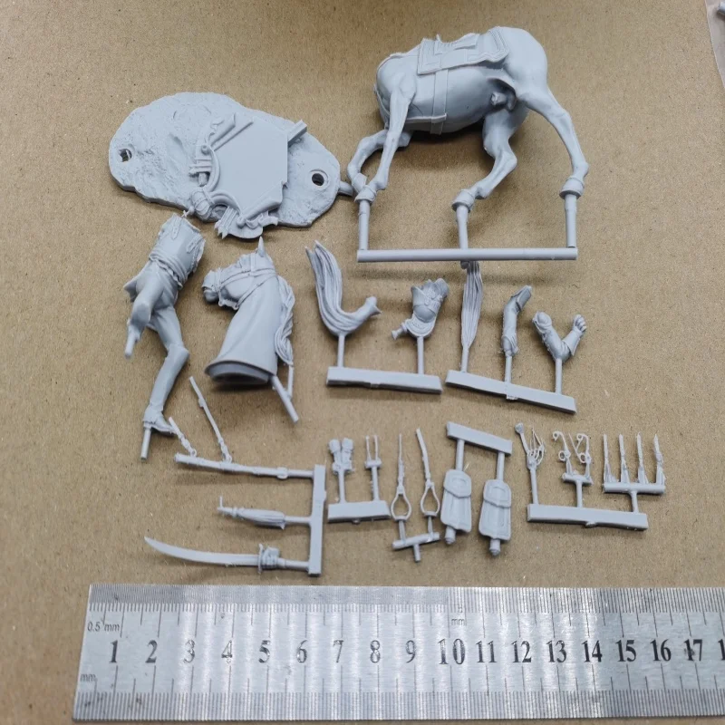 Figurine en résine Elite Cavalry of The Guards, Kit de modèle 1/24, non peint, non assemblé