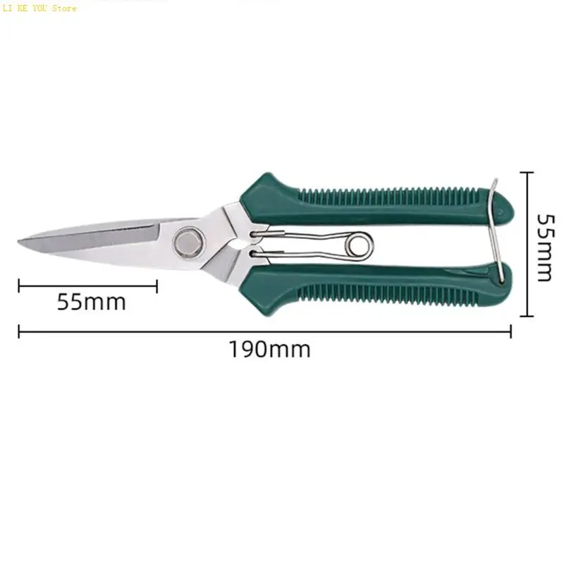 W3JE SHIGHT DATH GARDER SHEARS مقص مقص مع قفل السلامة تصميم خفيف الوزن لقطع الفروع الفعالة والاستخدام في الهواء الطلق