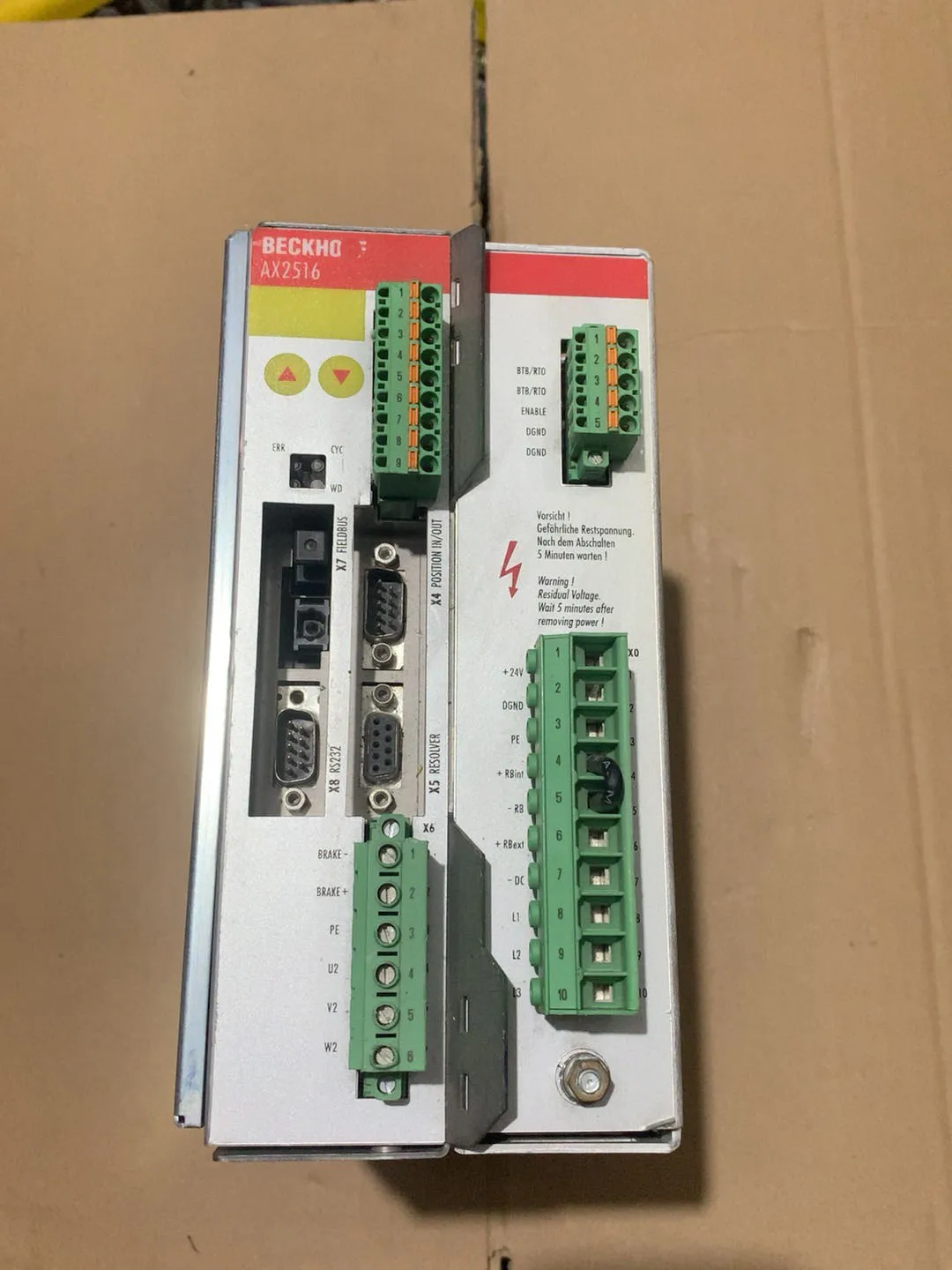 

AX2526-B200 S406A-LB-520 Control power supply For BECKHOFF
