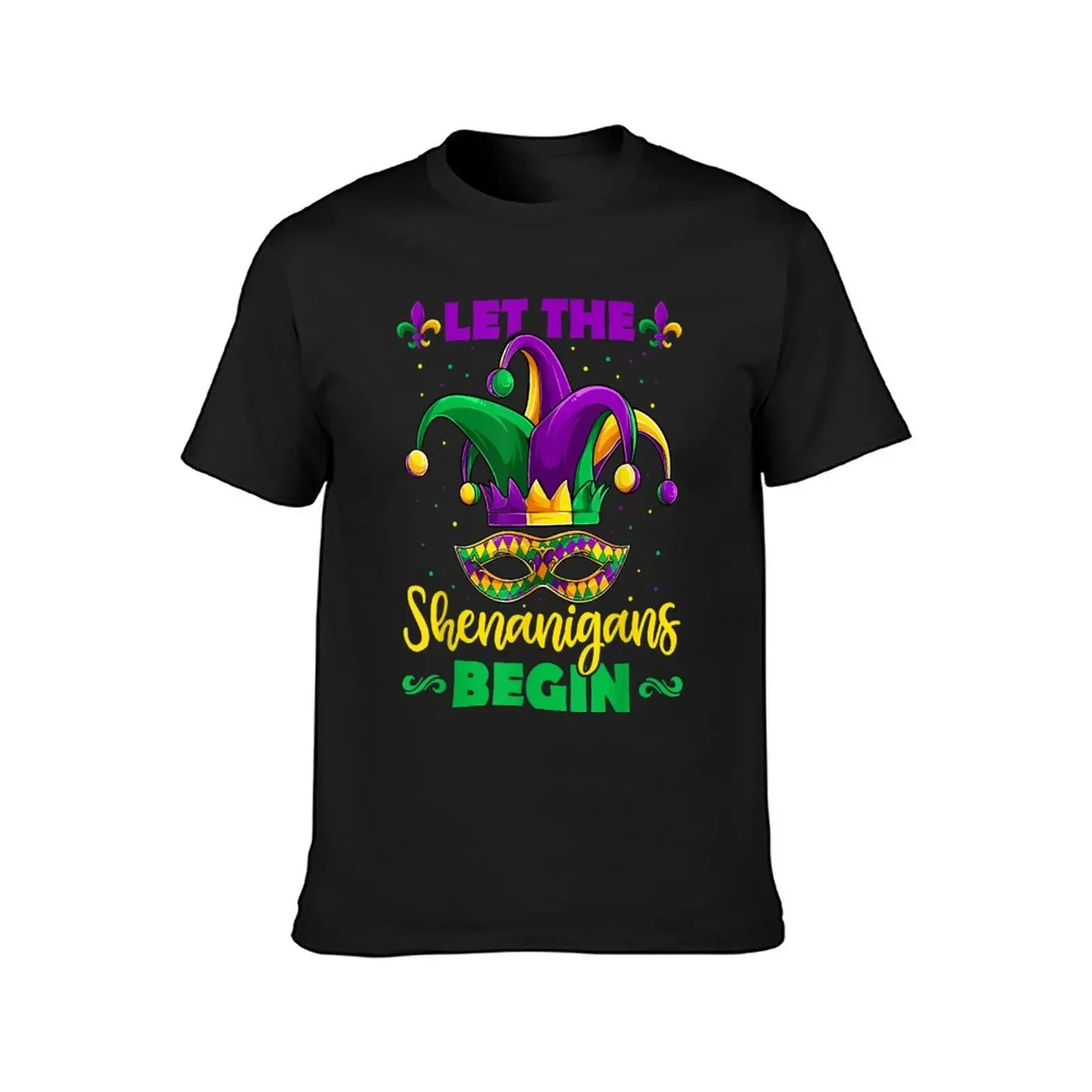 Let The Shenanigans Begin Mardi Gras Kids Men Women T-Shirt customs man t shirt mens t shirts casual stylish