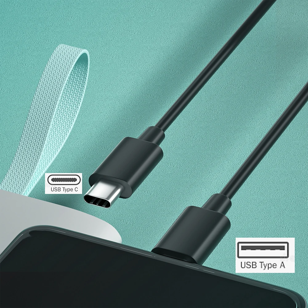 Short USB C Charger Cable for Sony Wireless headphone USB 3.0/USB 2.0 A male to USB-C Type C fast charger power data cable cord