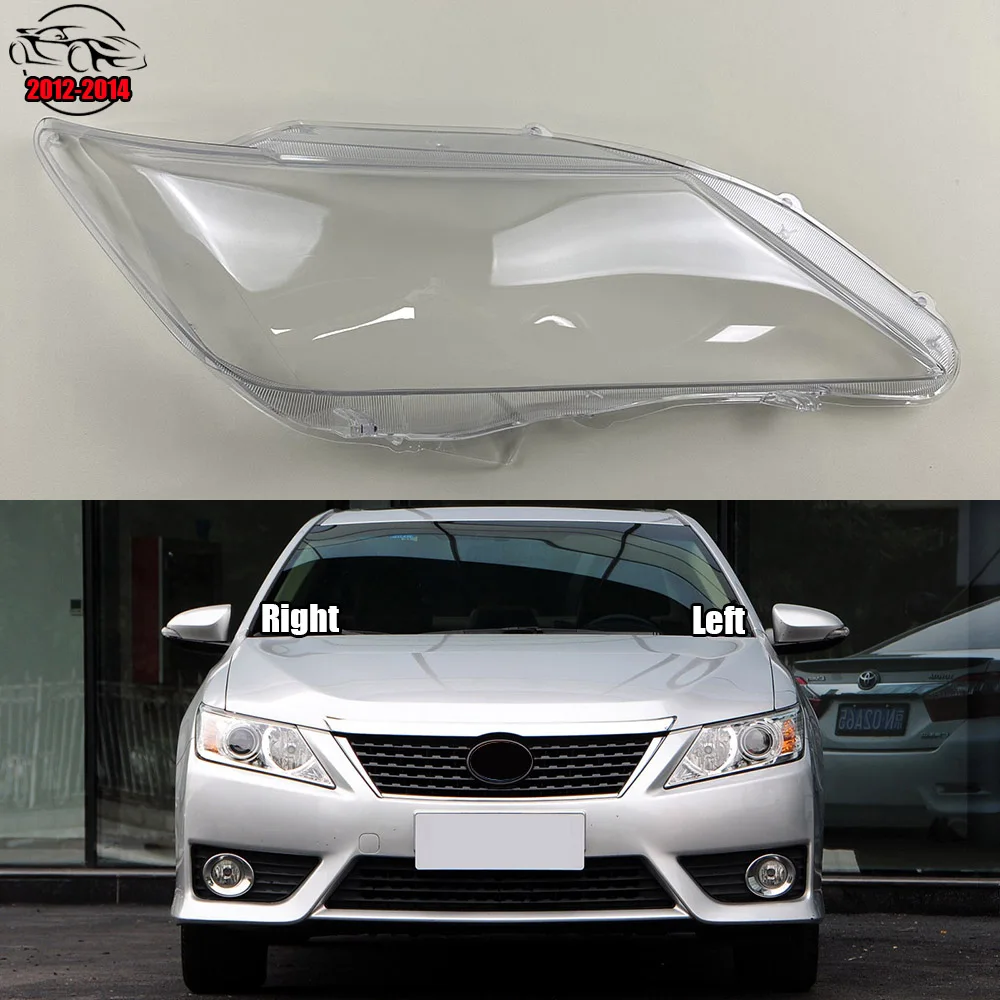 For Toyota Camry 2012 2013 2014 Front Headlight Cover Transparent Headlamp Shell Lamp Lens Replace The Original Lampshade