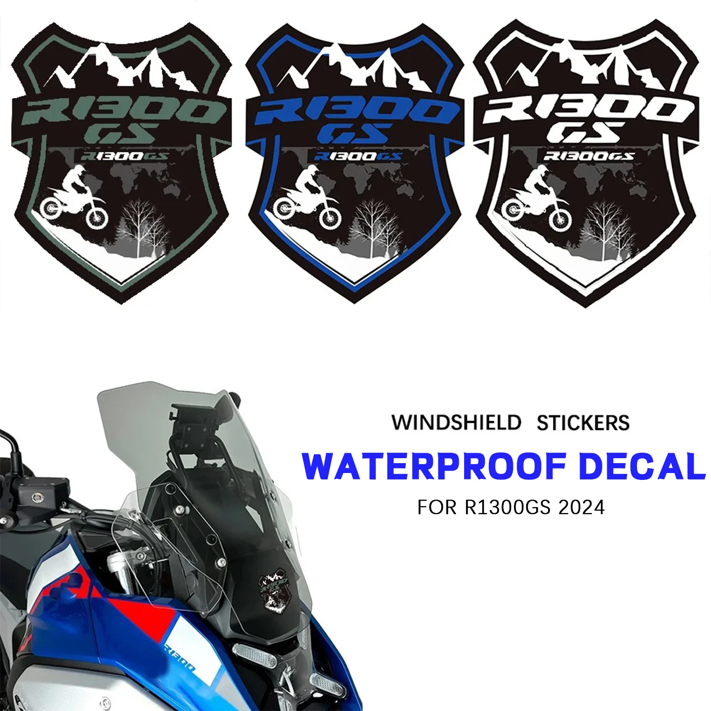 

Аксессуары для Мотоцикла BMW R1300GS Обтекатели наклейки Водонепроницаемая наклейка R1300 R 1300 GS R 1300GS 2024 2023 наклейка на лобовое стекло