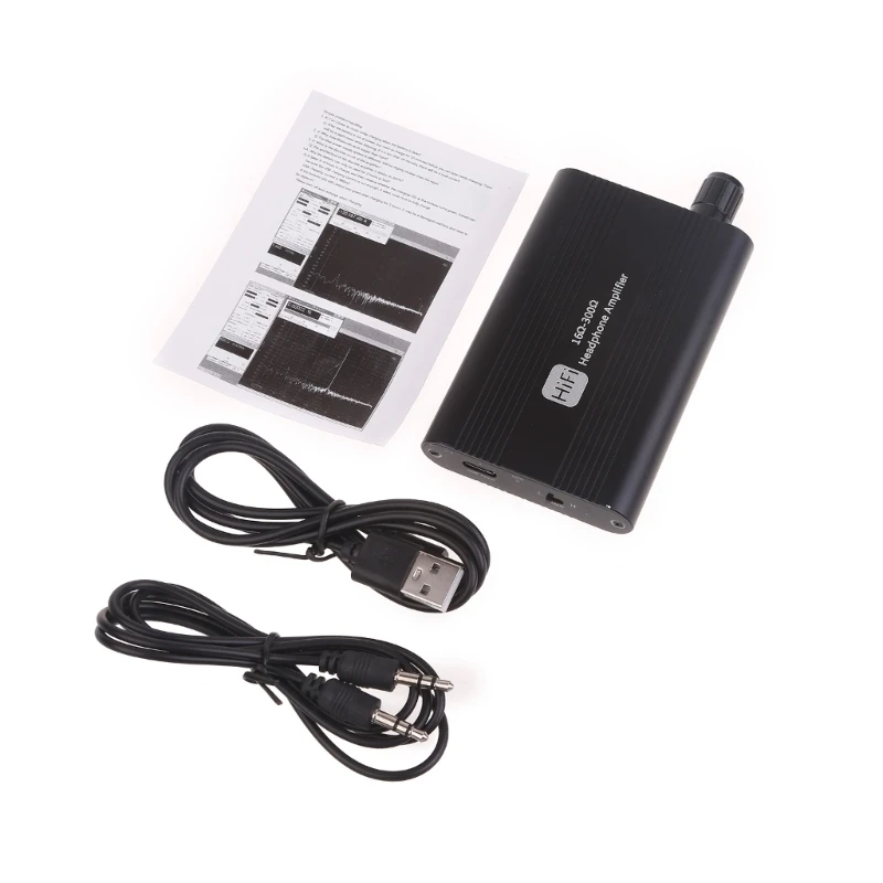 16Ω-300Ω Portable HiFi Headphone Amplifier Adjustable Sound Amp for Phone Laptop Dropsale