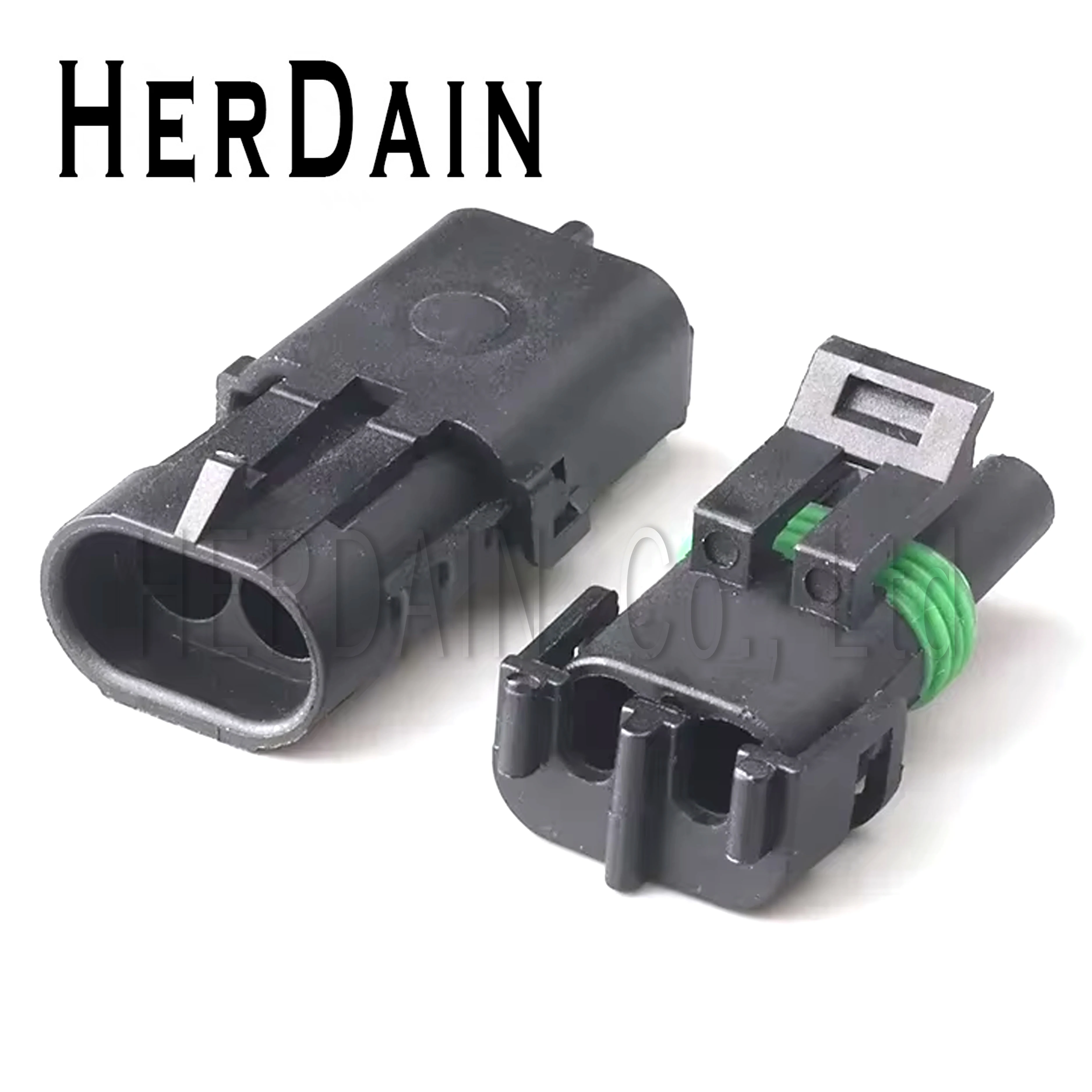 

1 Set 2 Pin GM Injector Socket Waterproof Automobile Cable Connector Car Female Male Plug 12010973 12015792