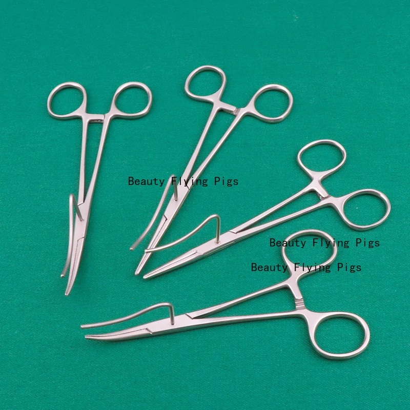 

Pet Stainless Steel Sterilization Hook Tool Sterilized Dog Grappling Hooks Stainless Steel Uterine Hook Pet Surgical Supplies