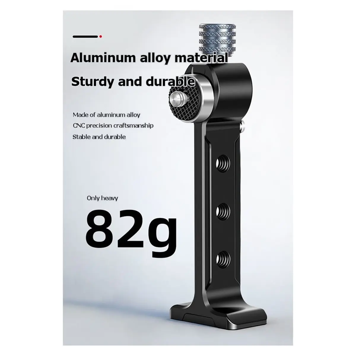 Binoculars Mount, Aluminum Alloy, 1/4 Inch, Suitable for Tripods, Monopods, and Arca-Type Gimbals.