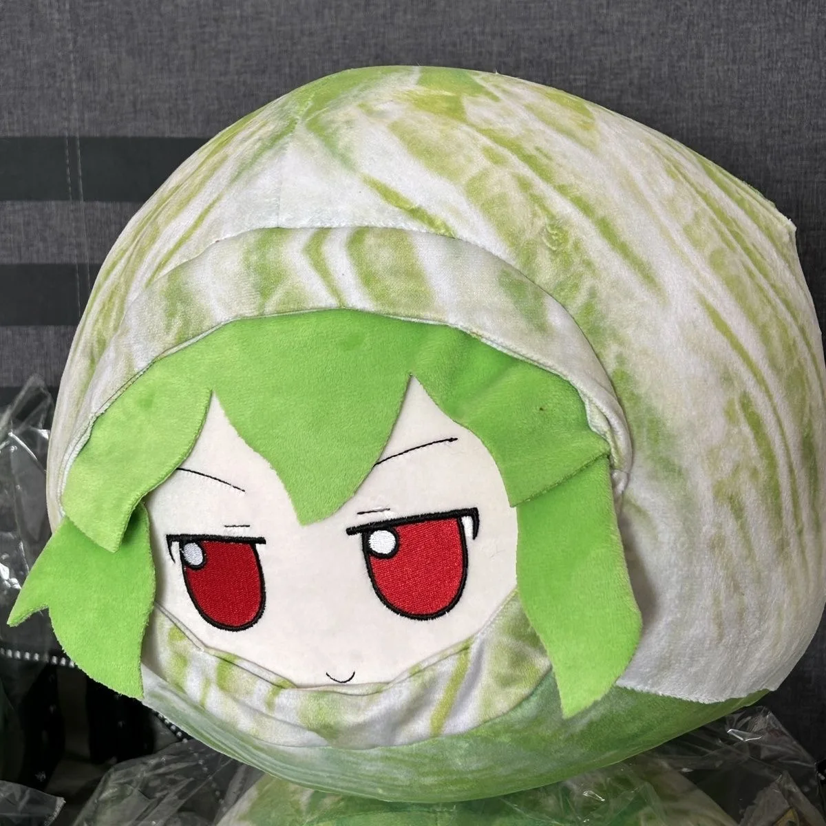 

30cm TouHou Project Kazami Yuuka Plush Toys Cute Soft Stuffed Animal Fumo Cosplay Cabbage Pillow Dolls For Kid Birthday Gift