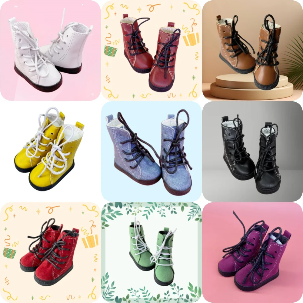 Original 6cm um quarto botas para minifee paola reina bonecas sapatos para boneca mia 1/4 sapato bonecas brinquedo acessórios para crianças meninas