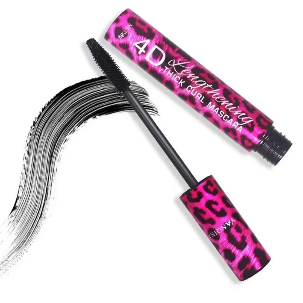 2pcs Mascara Silk Fiber Lash Brush Long Curling Mascara Makeup Eyelash Black Waterproof Mascara Extension Eye Lashes Makeup Tool