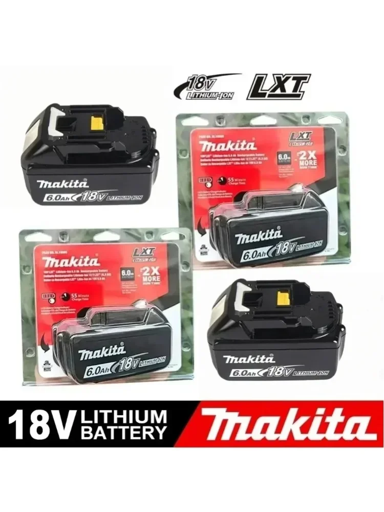 Original Makita Lithium-Ionen-Akku 6AH/5AH/3AH18Vbl1860BL1830BL1850BL1860b Ersatzakku für Elektrowerkzeuge