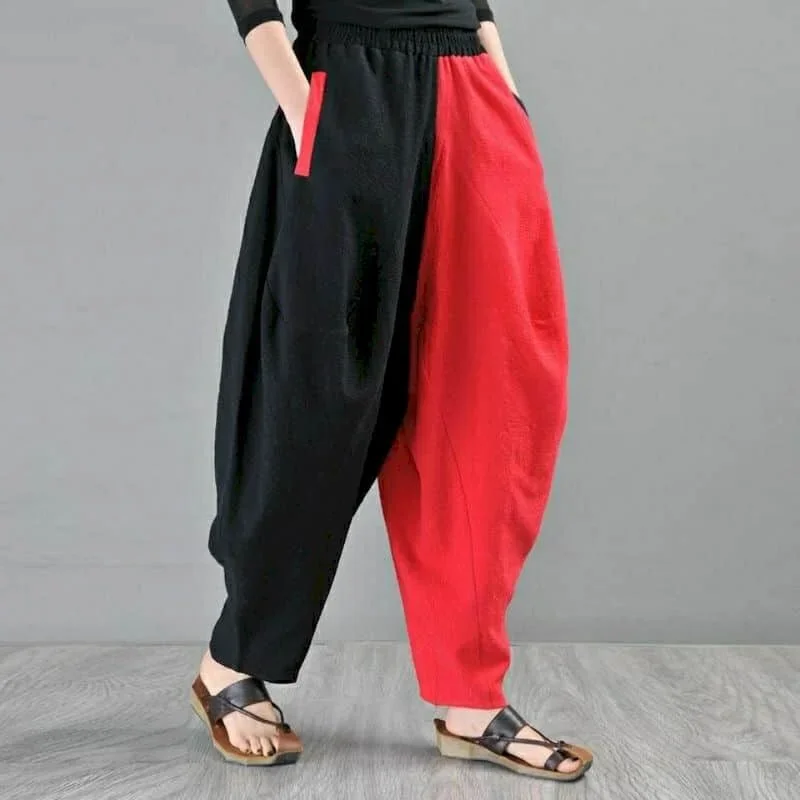

Pop Lantern Pants Women Summer Elastic Waist Loose Casual Harem Pants Women Korean Fashion Harajuku Trousers Women Clothes Y2k P