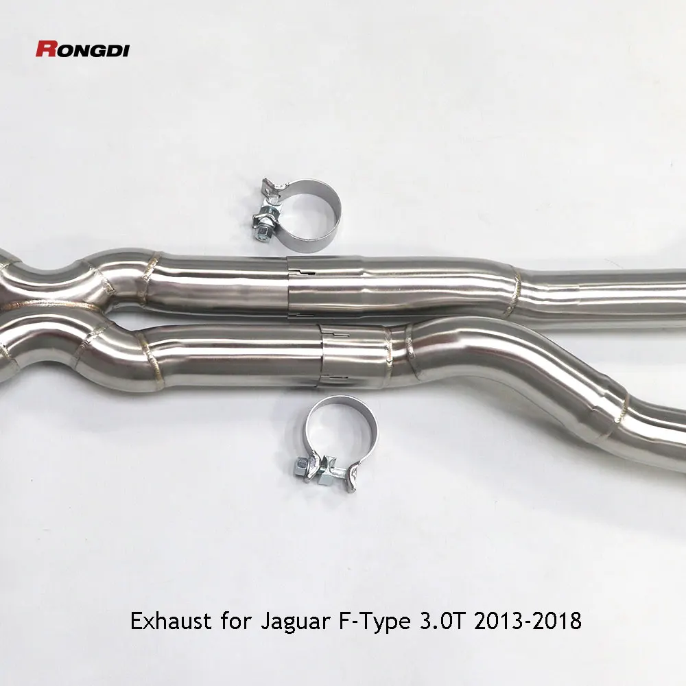 Modification High Cost-performance Catback for jaguar F-type 2013-2018 3.0t Exhaust Pipe with Sound 304 Stainless Steel Exhaust