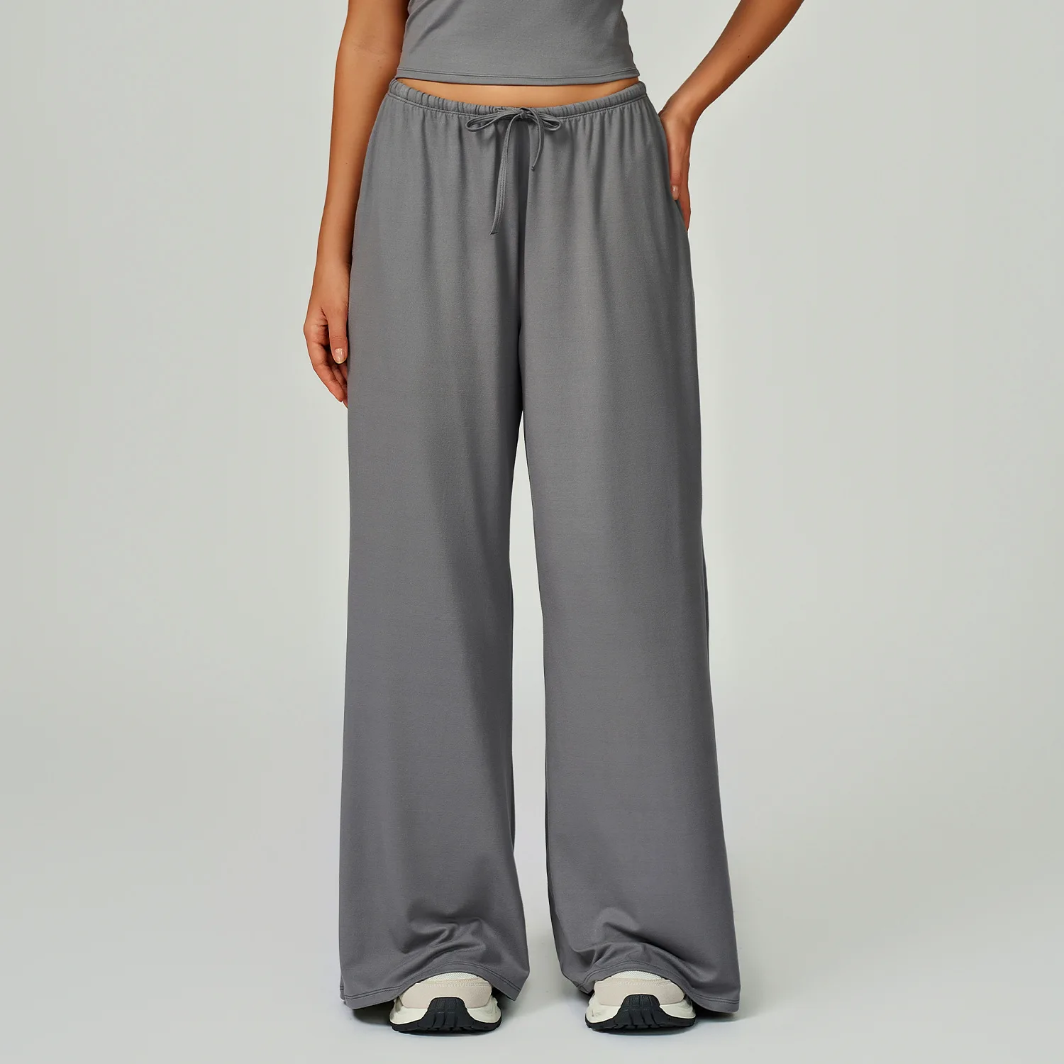 

Naked Feeling Wide Leg Pants for Women Sweatpants High Waist Wide Leg Sports Pants Workout Fitness Running Jogging Yoga Trousers