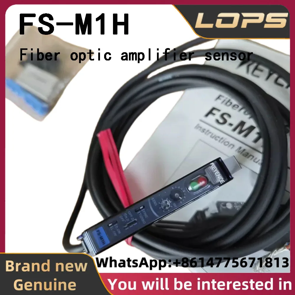 FS-M1H New Genuine KEYENCE Fiber optic amplifier sensor 100% Original, Stock in Stock