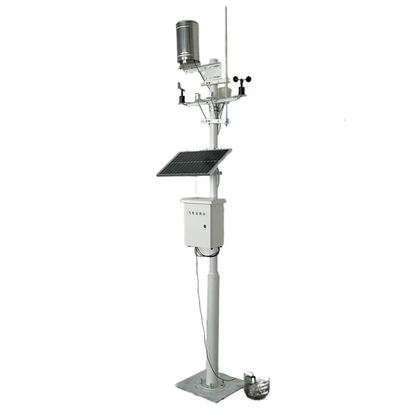 نظام محطة مراقبة 4G لاسلكي مع لوحة شمسية أجهزة استشعار زراعة المزرعة الذكية للطقس الخارجي الأرصاد الجوية